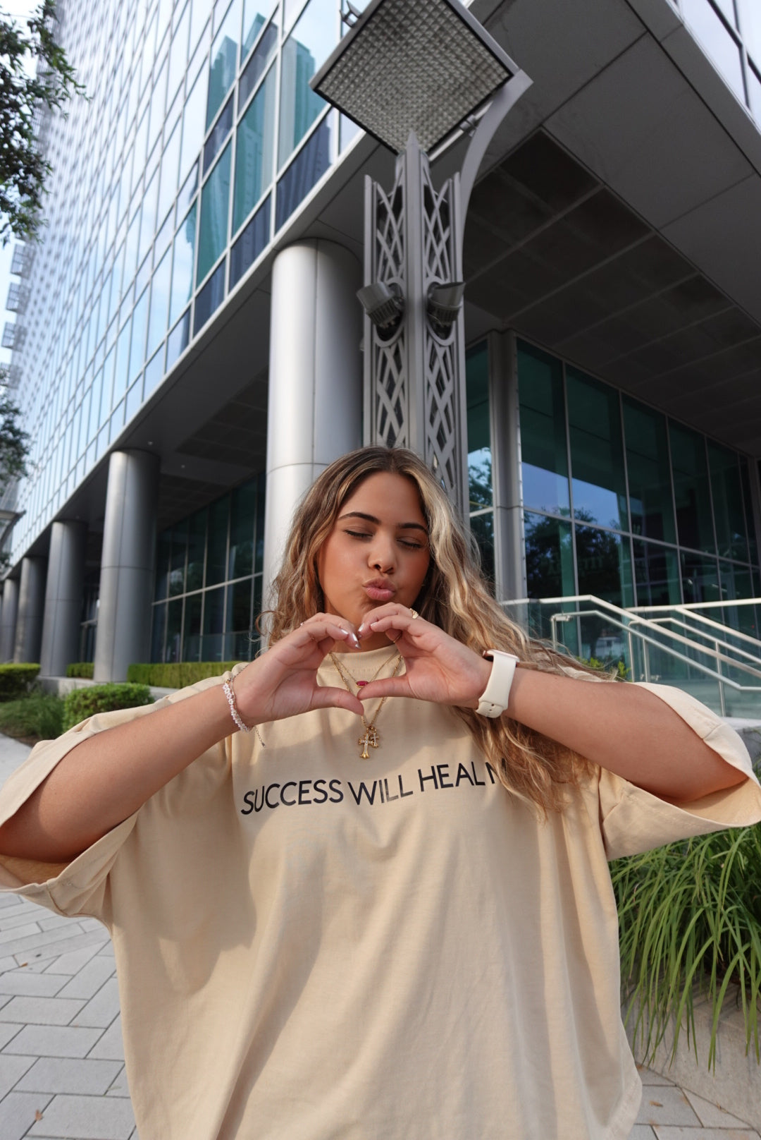 'STILL HEALING' DROP SHOULDER TEE