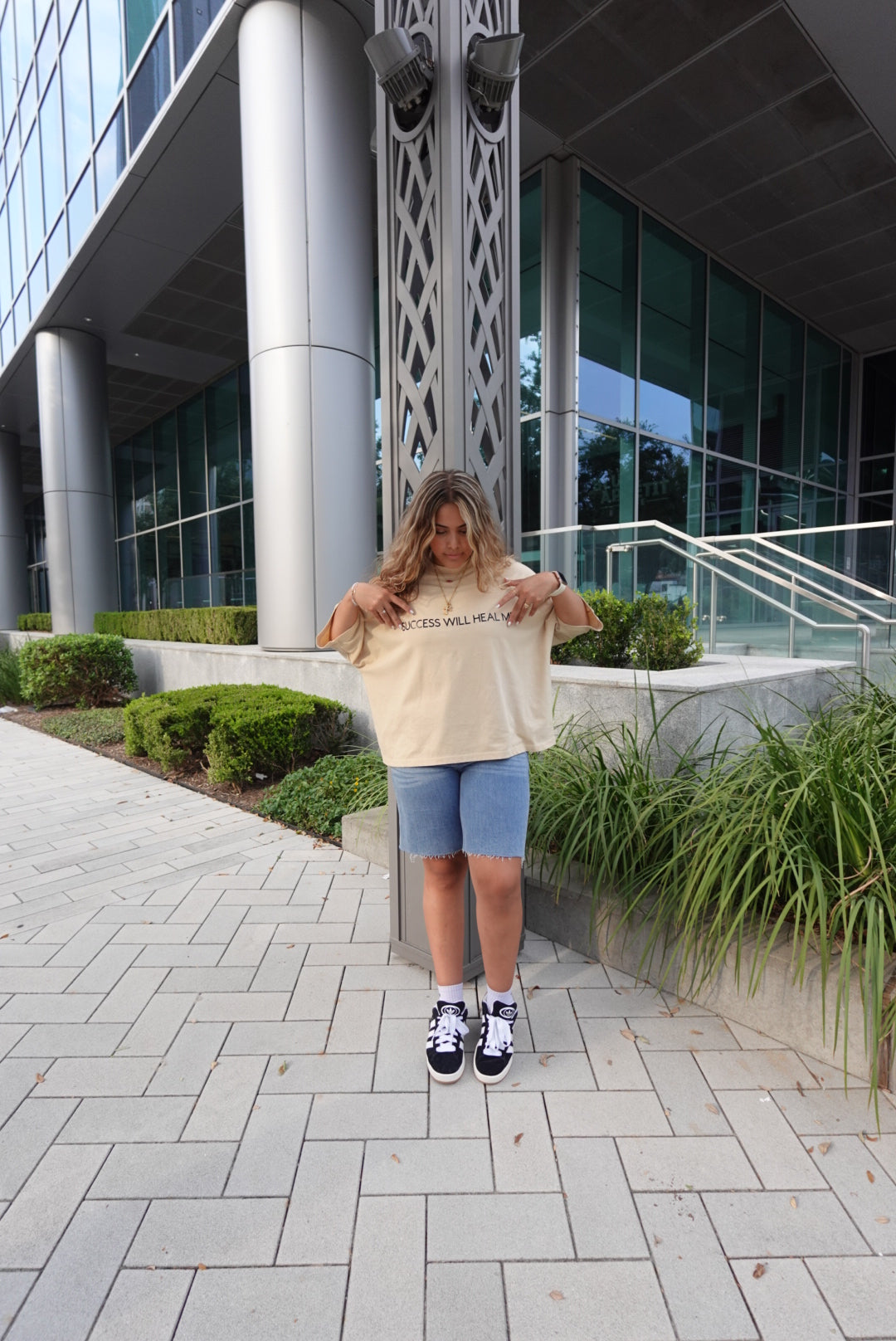 'STILL HEALING' DROP SHOULDER TEE